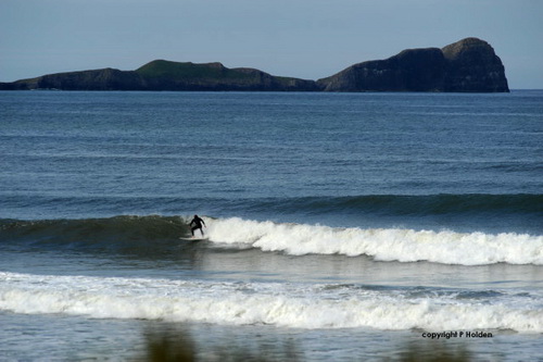 Beach overview with Island Headland